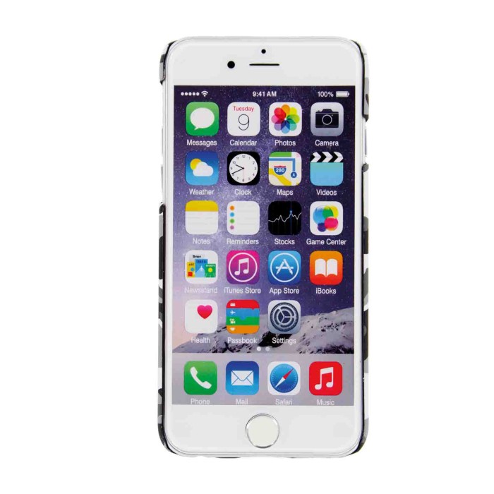 P15902-S-04.JPG Stylish Cover Gommata Sottile Apple Iphone 6/6s Grey Camo Stylish Cover Gommata Custodie E Cover