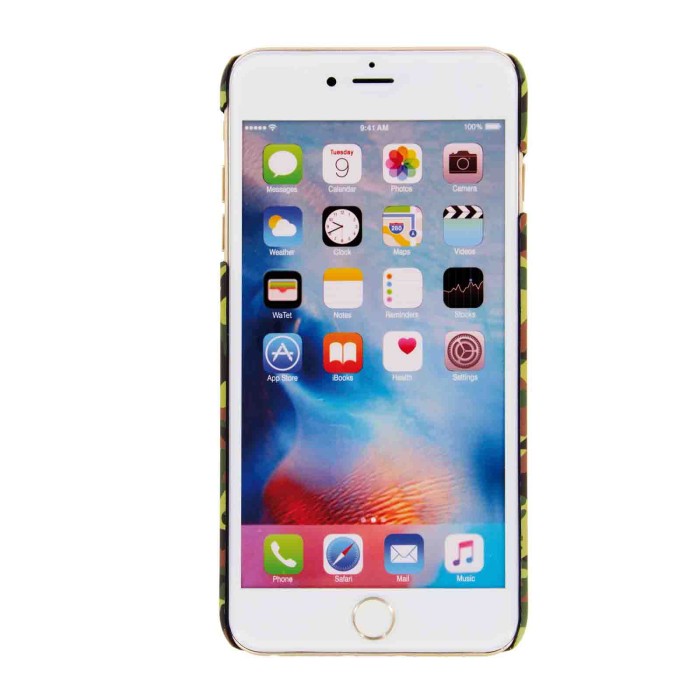 P15906-S-04.JPG Stylish Cover Gommata Sottile Apple Iphone 6 Plus/6s Plus Green Camo Stylish Cover Gommata Custodie E Cover