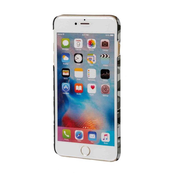 P15907-S-02.JPG Stylish Cover Gommata Sottile Apple Iphone 6 Plus/6s Plus Grey Camo Stylish Cover Gommata Custodie E Cover