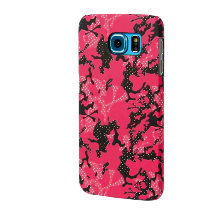 P15913-S-01.JPG Stylish Cover Gommata Sottile Samsung Galaxy S6 Pink Camo Stylish Cover Gommata Custodie E Cover