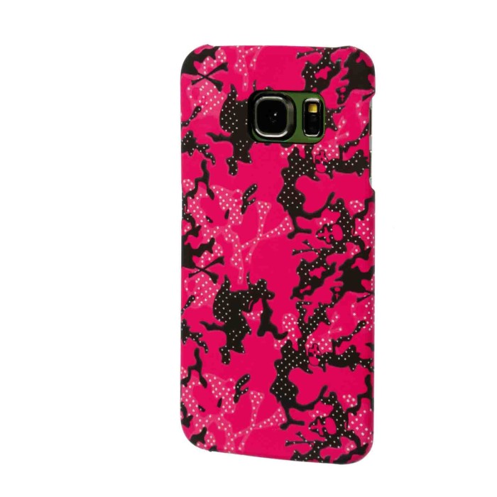 P15918-S-01.JPG Stylish Cover Gommata Sottile Samsung Galaxy S6 Edge Pink Camo Stylish Cover Gommata Custodie E Cover