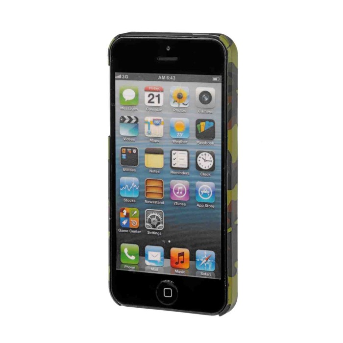 P15931-S-02.JPG Stylish Cover Gommata Sottile Apple Iphone 5/5s/se Green Camo Stylish Cover Gommata Custodie E Cover