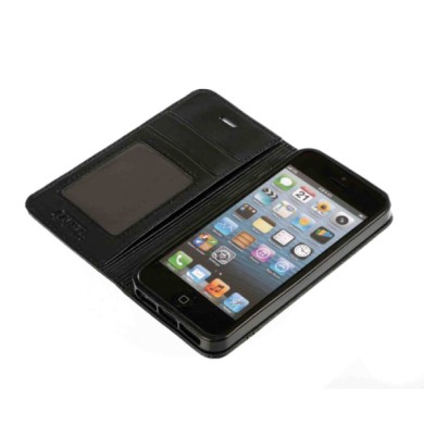 P15970-S-04.JPG Wallet Folio Case Cover A Libro Apple Iphone 5/5s/se Nero Custodie E Cover