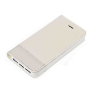 Wallet Folio Case Cover A Libro Apple Iphone 5/5s/se Bianco Custodie E Cover
