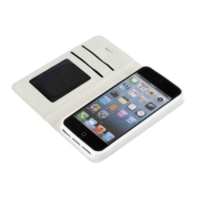 P15971-S-04.JPG Wallet Folio Case Cover A Libro Apple Iphone 5/5s/se Bianco Custodie E Cover
