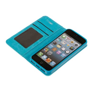 P15974-S-04.JPG Wallet Folio Case Cover A Libro Apple Iphone 5/5s/se Turchese Custodie E Cover