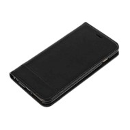 Wallet Folio Case Cover A Libro Apple Iphone 6 Plus/6s Plus Nero Custodie E Cover