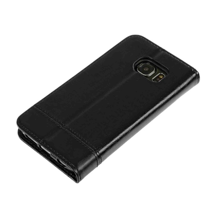 P15985-S-01.JPG Wallet Folio Case Cover A Libro Samsung Galaxy S6 Edge Nero Custodie E Cover