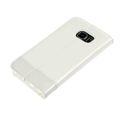 P15986-S-01.JPG Wallet Folio Case Cover A Libro Samsung Galaxy S6 Edge Bianco Custodie E Cover