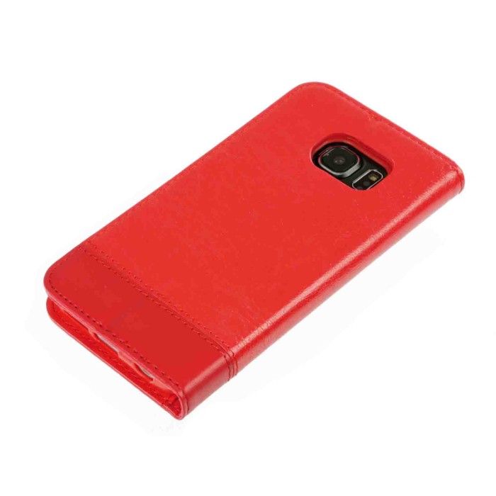 P15988-S-01.JPG Wallet Folio Case Cover A Libro Samsung Galaxy S6 Edge Rosso Custodie E Cover