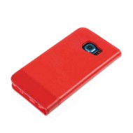 P15993-S-01.JPG Wallet Folio Case Cover A Libro Samsung Galaxy S6 Rosso Custodie E Cover