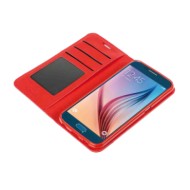 P15993-S-04.JPG Wallet Folio Case Cover A Libro Samsung Galaxy S6 Rosso Custodie E Cover