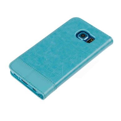 P15994-S-01.JPG Wallet Folio Case Cover A Libro Samsung Galaxy S6 Turchese Custodie E Cover