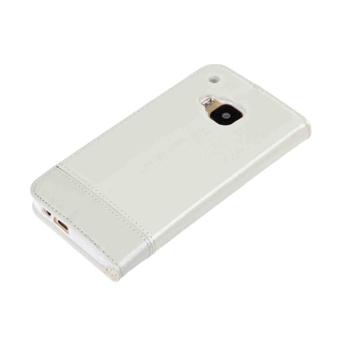 P16002-S-01.JPG Wallet Folio Case Cover A Libro Htc One M9 Bianco Custodie E Cover