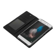 P16012-S-04.JPG Wallet Folio Case Cover A Libro Huawei P8 Lite Nero Custodie E Cover
