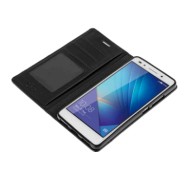 P16018-S-04.JPG Wallet Folio Case Cover A Libro Huawei Honor 7 Nero Custodie E Cover