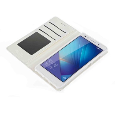 P16019-S-04.JPG Wallet Folio Case Cover A Libro Huawei Honor 7 Bianco Custodie E Cover