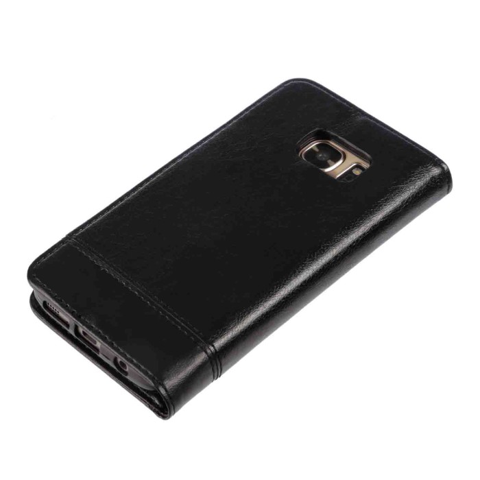 P16022-S-01.JPG Wallet Folio Case Cover A Libro Samsung Galaxy S7 Nero Custodie E Cover