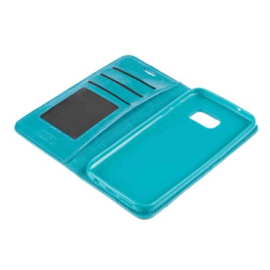 P16026-S-03.JPG Wallet Folio Case Cover A Libro Samsung Galaxy S7 Turchese Custodie E Cover