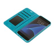 P16031-S-04.JPG Wallet Folio Case Cover A Libro Samsung Galaxy S7 Edge Turchese Custodie E Cover