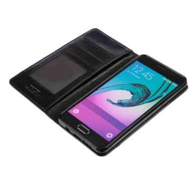 P16034-S-06.JPG Wallet Folio Case Cover A Libro Samsung Galaxy A5 2016 Nero Custodie E Cover