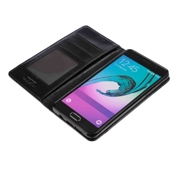 P16034-S-06.JPG Wallet Folio Case Cover A Libro Samsung Galaxy A5 2016 Nero Custodie E Cover