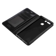 P16038-S-03.JPG Wallet Folio Case Cover A Libro Huawei P9 Nero Wallet Folio Case Cover A Libro In Skeentex Con Funzione Agenda E