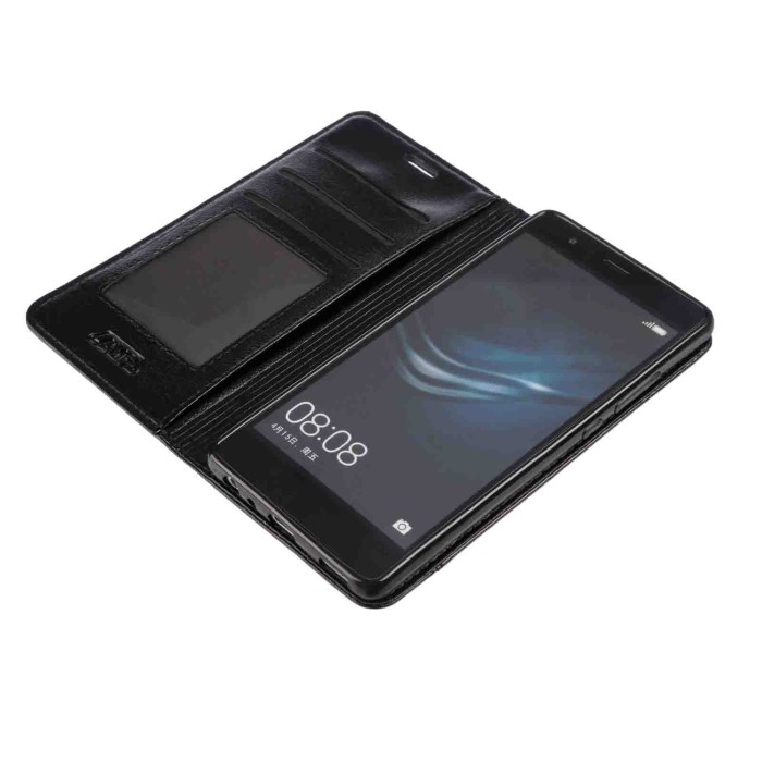 P16038-S-06.JPG Wallet Folio Case Cover A Libro Huawei P9 Nero Wallet Folio Case Cover A Libro In Skeentex Con Funzione Agenda E