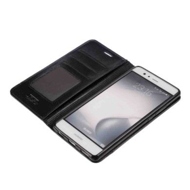 P16040-S-06.JPG Wallet Folio Case Cover A Libro Huawei P9 Plus Nero Custodie E Cover