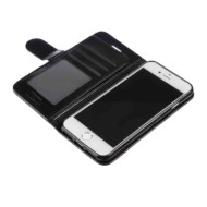 P16050-S-06.JPG Wallet Folio Case Cover A Libro Apple Iphone 7/8 Nero Custodie E Cover
