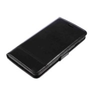 Wallet Folio Case Cover A Libro Apple Iphone 7 Plus/8 Plus Nero Custodie E Cover