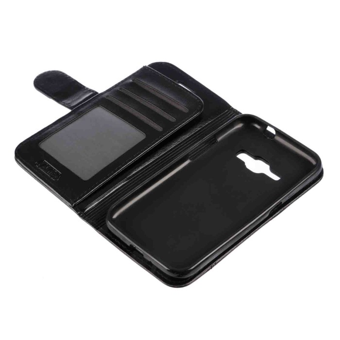 P16070-S-03.JPG Wallet Folio Case Cover A Libro Samsung Galaxy J1 2016 Nero Custodie E Cover