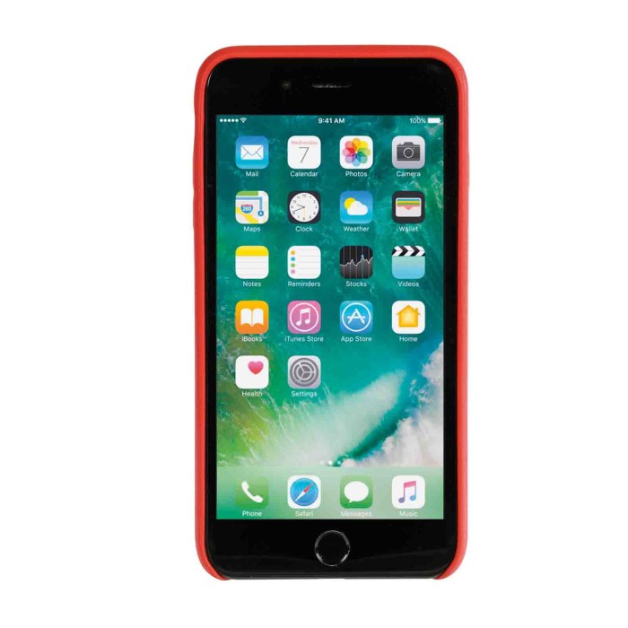 P16127-S-04.JPG Skin Cover In Skeentex Apple Iphone 7 Plus/8 Plus Rosso Skin Cover In Skeentex Custodie E Cover