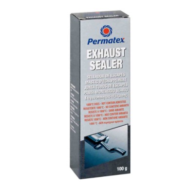 PE12232-C-01.JPG Exhaust Sealer Pasta Per Sigillare E Assemblare Impianti Di Scarico 100 G Permatex