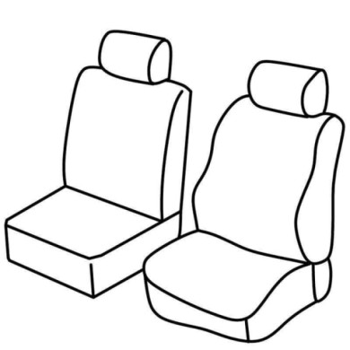 QA15052.JPG Set Coprisedili Superior Nero/grigio Fiat Fiorino Serie 15000 Coprisedili Su Misura