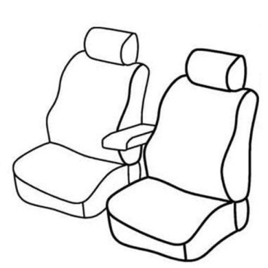 QA30127.JPG Set Coprisedili Superior Grigio/nero Renault Kangoo Serie 30000 Coprisedili Su Misura Qa30127c