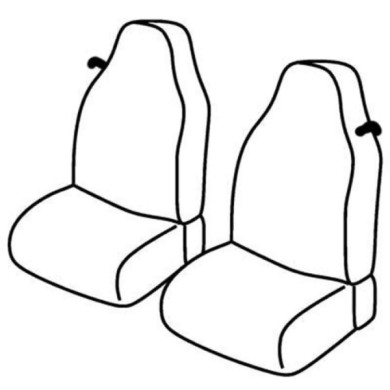 QA33002.JPG Set Coprisedili Superior Nero/rosso Smart Fortwo Serie 33000 Coprisedili Su Misura Qa33002e