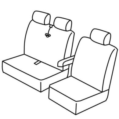 QB30195.JPG Set Coprisedili Superior Nocciola Renault Master Serie 30000 Coprisedili Su Misura Qb30195a