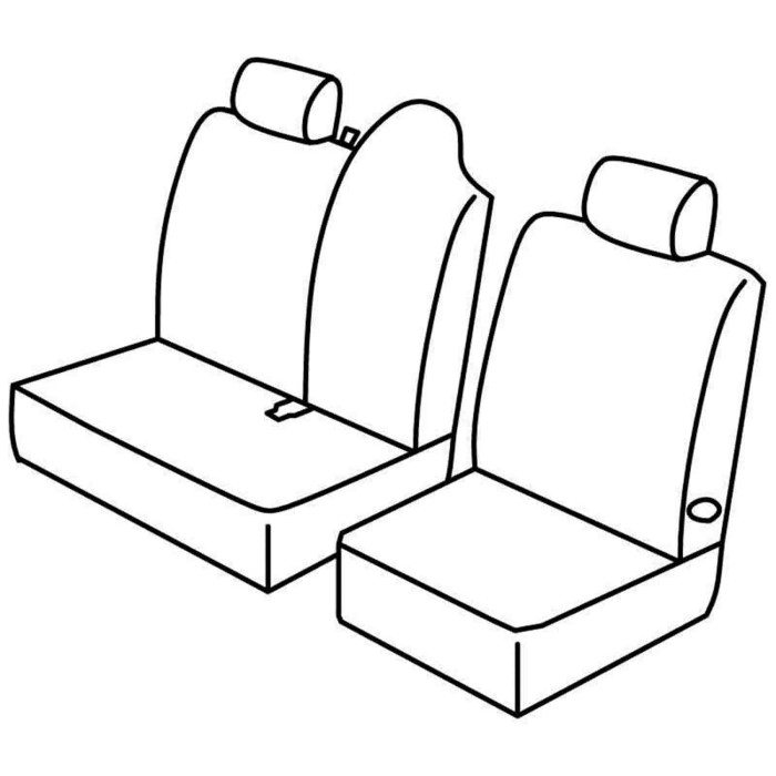 QB30201.JPG Set Coprisedili Superior Nero/blu Renault Master Serie 30000 Coprisedili Su Misura Qb30201d