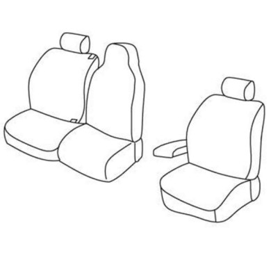 QB30222.JPG Set Coprisedili Superior Nero/grigio Talento-vivaro-trafic Serie 30000 Coprisedili Su Misura Qb30222f