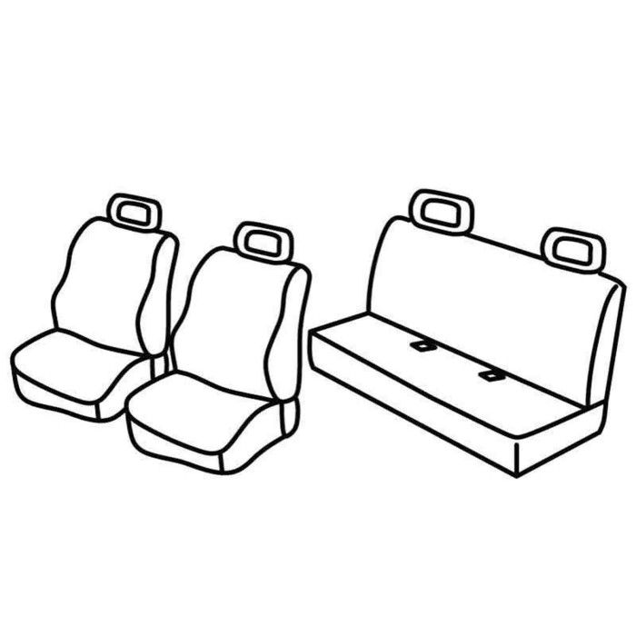 QC15017.JPG Set Coprisedili Superior Nero/blu Fiat Panda-panda Classic Serie 15000 Coprisedili Su Misura Qc15017d