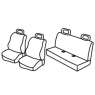 QC15017.JPG Set Coprisedili Superior Nero/blu Fiat Panda-panda Classic Serie 15000 Coprisedili Su Misura Qc15017d