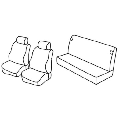 QC15024.JPG Set Coprisedili Superior Nocciola Fiat Punto 5p Serie 15000 Coprisedili Su Misura Qc15024a
