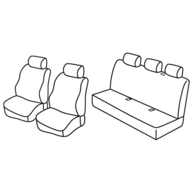 QC15028.JPG Set Coprisedili Superior Nocciola Fiat Punto 5p Serie 15000 Coprisedili Su Misura Qc15028a