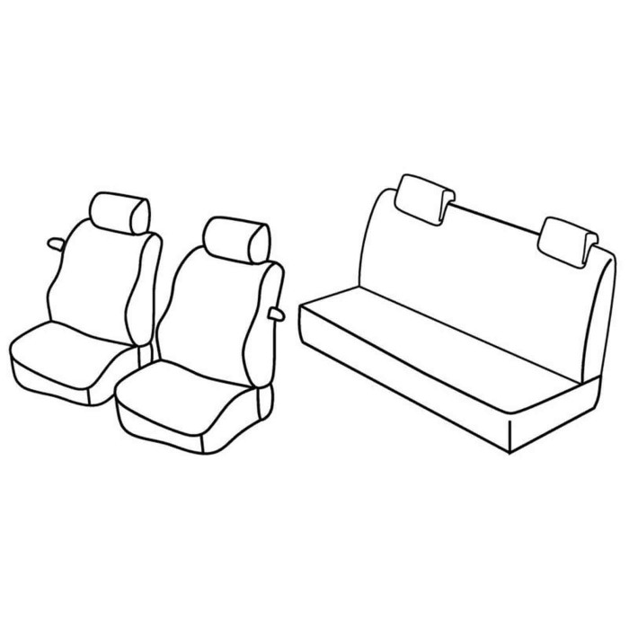 QC15031.JPG Set Coprisedili Superior Nocciola Fiat Punto 3p Serie 15000 Coprisedili Su Misura Qc15031a