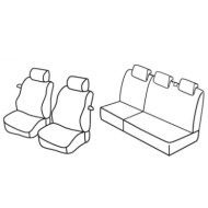 QC15034.JPG Set Coprisedili Superior Nero/grigio Fiat Punto 3p Serie 15000 Coprisedili Su Misura