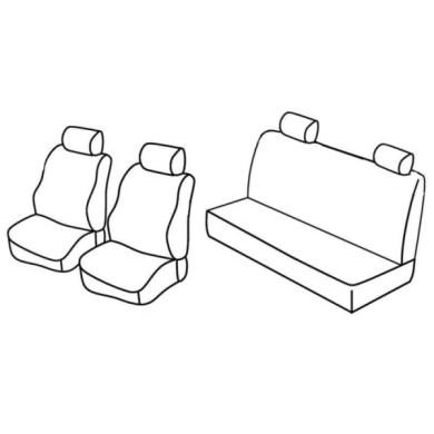 QC15035.JPG Set Coprisedili Superior Nocciola Fiat Punto 5p Serie 15000 Coprisedili Su Misura Qc15035a