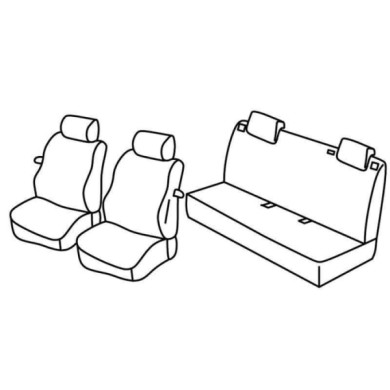 QC15040.JPG Set Coprisedili Superior Grigio/nero Fiat Grande Punto 3p-punto 3p-punto Evo 3p Serie 15000 Coprisedili Su Misura Qc