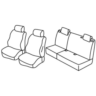 QC15043.JPG Set Coprisedili Superior Nocciola Fiat Grande Punto 5p-punto 5p-punto Evo 5p Serie 15000 Coprisedili Su Misura Qc150