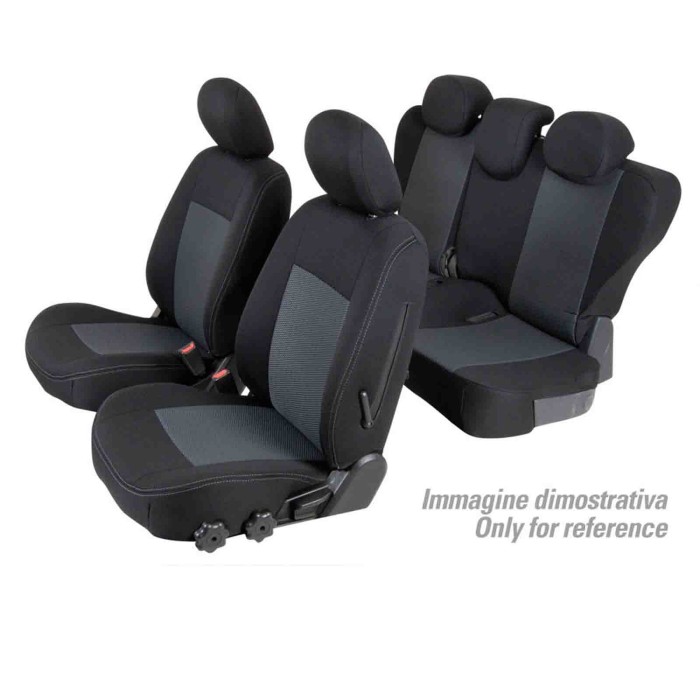NEUTRO.jpg Set Coprisedili Superior Nero/grigio Fiat Grande Punto 5p-punto 5p-punto Evo 5p Serie 15000 Coprisedili Su Misura Qc1